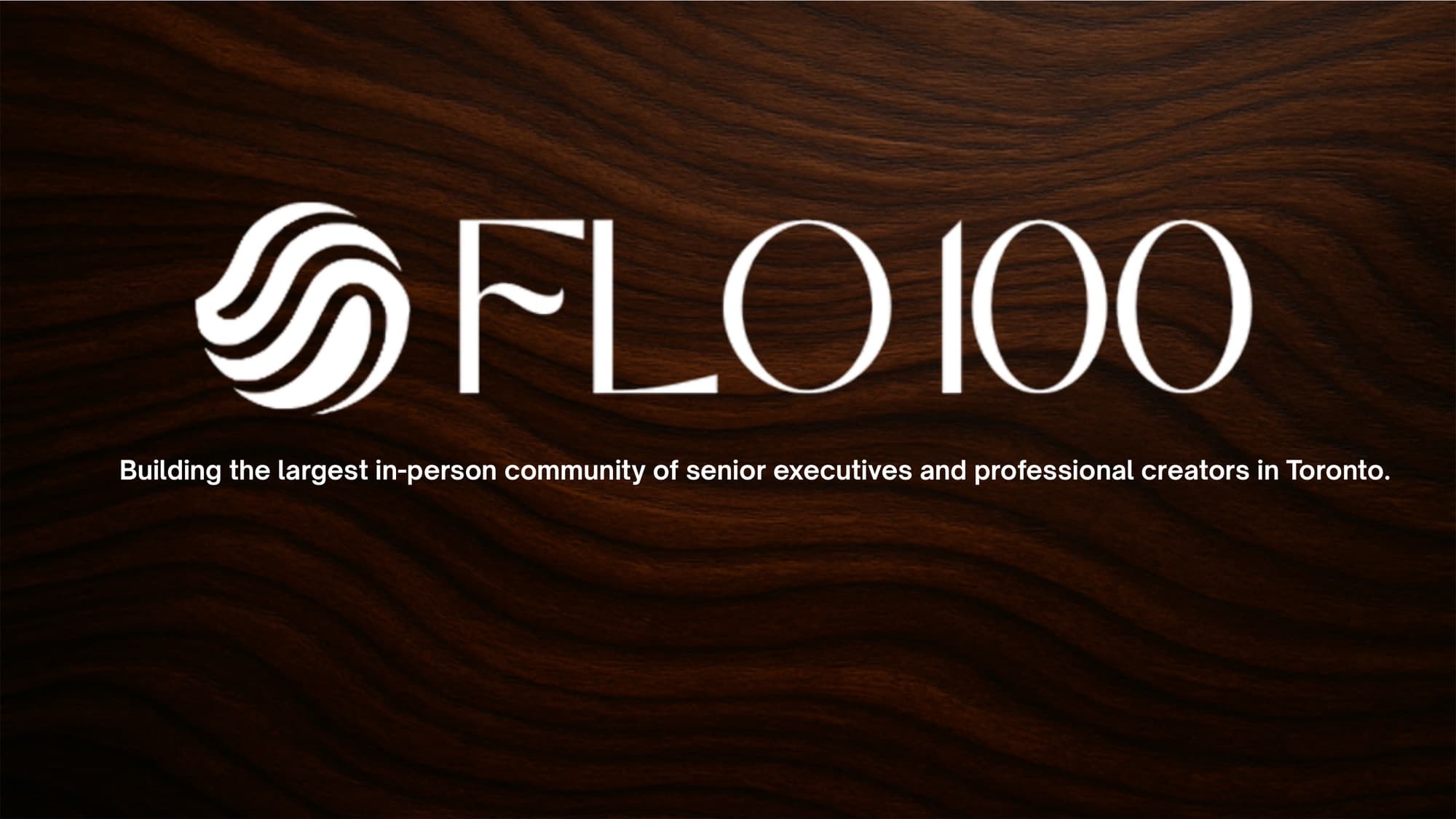 Flo100 brand cover: building the largest in-person community