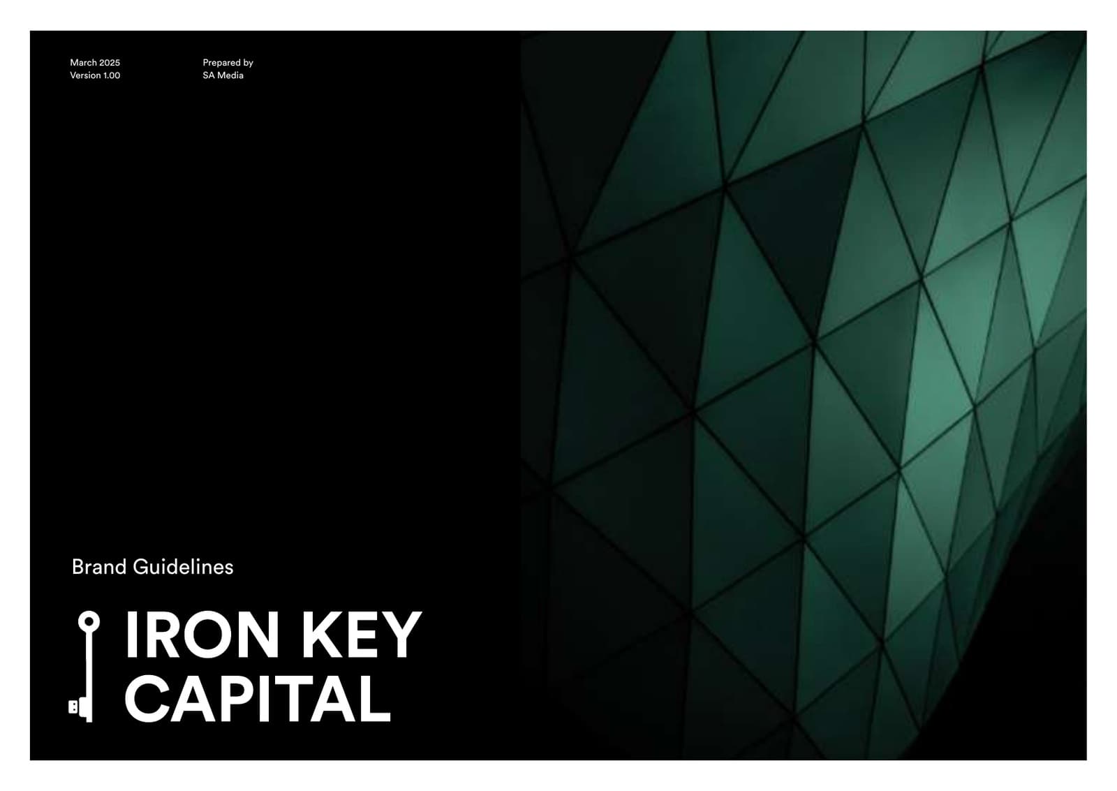 After: the rebuilt Iron Key brand guidelines