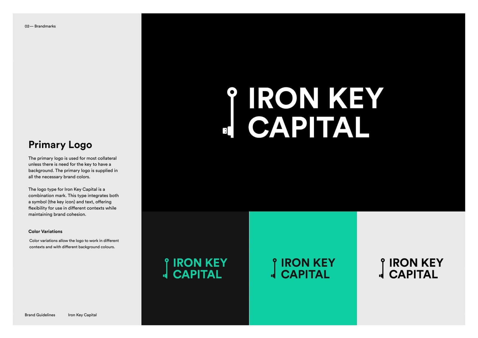 Black and teal colour system