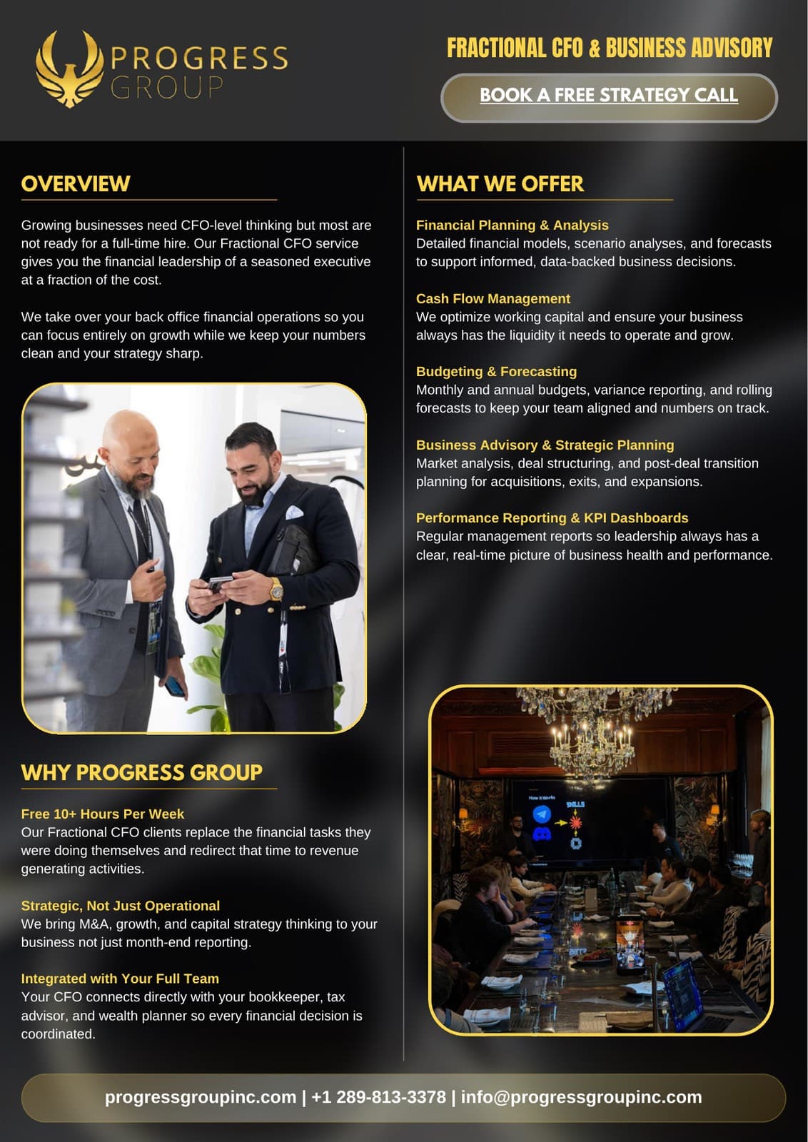 Brochure: Fractional CFO and business advisory