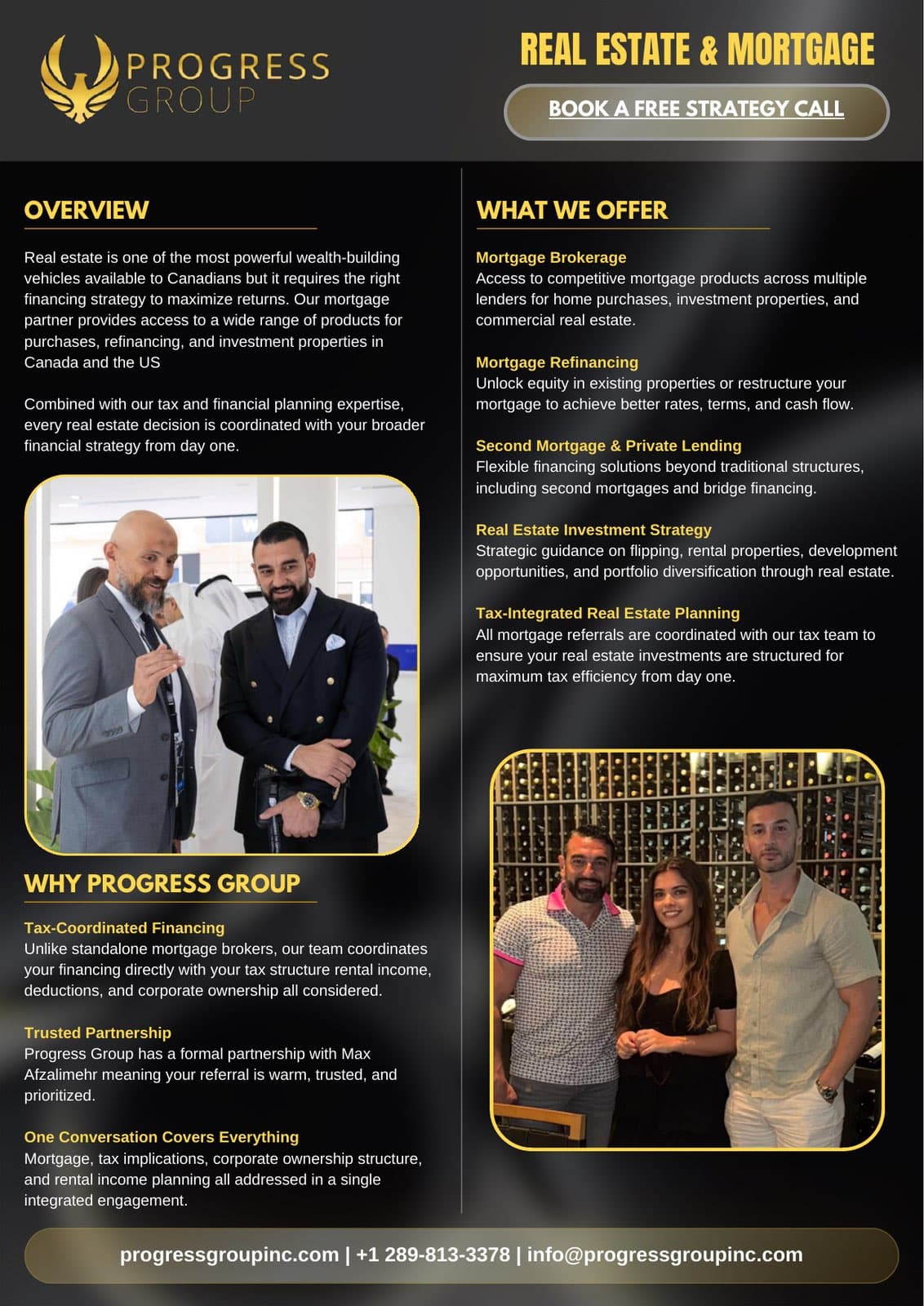 Brochure: real estate and mortgage